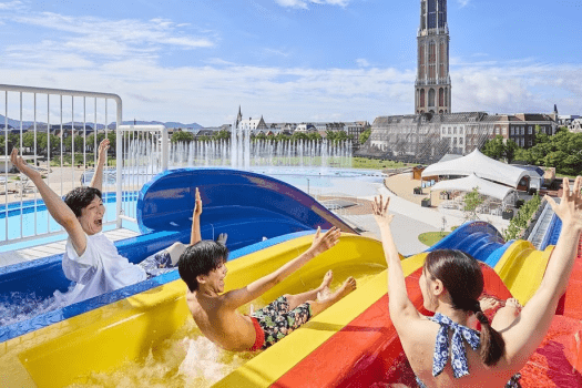 全長70mを一気に滑り降りるスリリングな体験はリピート必至！