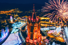 海外を訪れたような気分にしてくれるヨーロッパの街並みのハウステンボス。