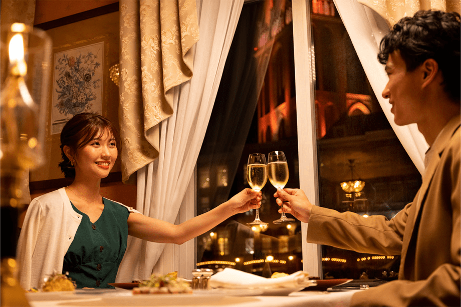 少しお洒落にドレスアップしてディナーをお楽しみください。