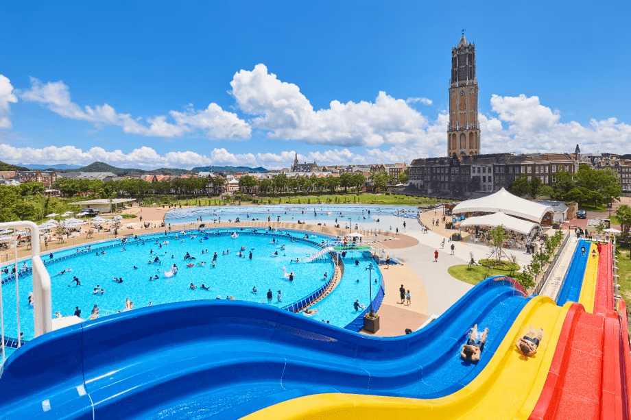 ウォーターガーデンプールで夏を満喫！（※昨年の様子）