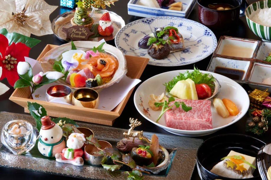 【ご夕食】吉翠亭「クリスマスステーキ懐石」12/13~12/25(※イメージ) 【ご夕食】吉翠亭「クリスマスステーキ懐石」12/13~12/25(※イメージ)