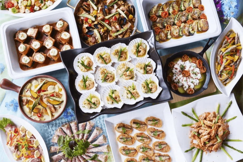 【ご夕食】アクールベール「スペシャルディナーブッフェ」8/8～8/15（※イメージ）