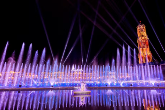 新ナイトショーが作り出す光絶景「Shower of Lights」
