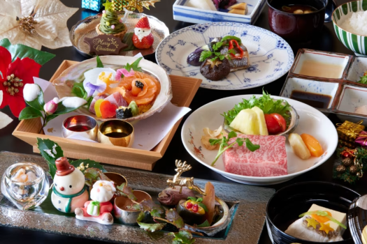 【ご夕食】吉翠亭「クリスマスステーキ懐石」12/13～12/25（※イメージ）