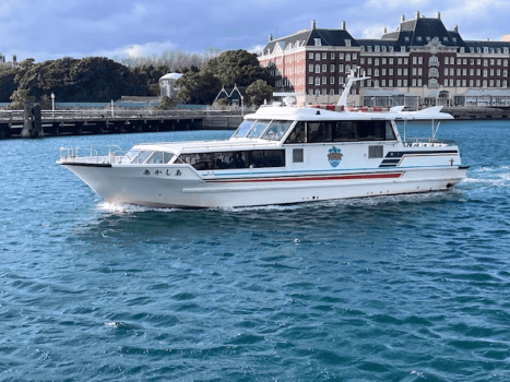 大村湾の生態系調査モニタークルーズプラン（※イメージ）