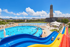 ウォーターガーデンプールで夏を満喫！（※昨年の様子）