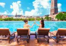 リゾートプールエリアが​新登場！遊びも​くつろぎも​全部​叶うヨーロピアン・​ヴァカンスへ