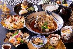 【ご夕食】吉翠亭「秋の味覚と旬の地魚御膳」9/1～11/30（※イメージ）