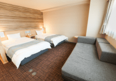 【禁煙】20平米｜デラックスツイン＜奥道後温泉大浴場完備＞