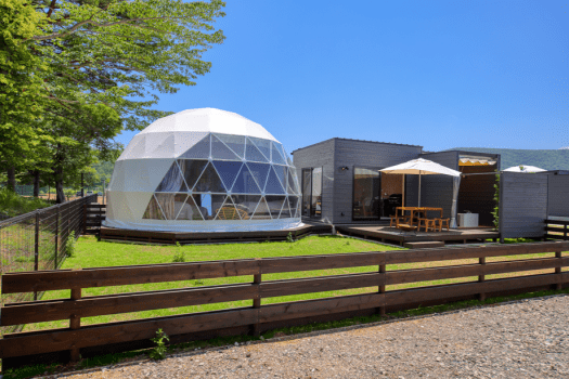 ≪Dog Garden≫208.4㎡・7M dome-shaped tent