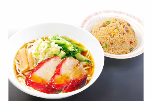 夕食例（満洲園）／ラーメン＆チャーハンセット