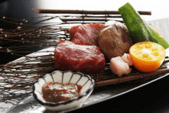 信州牛贅沢会席コース　お料理一例