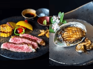 【当館の最上級会席】壱岐牛もあわびもどっちも味わう贅沢コース