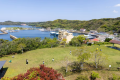 【元居公園】宿のすぐ裏にある海が見える公園。穴場だからお子様もゆっくり遊べます♪