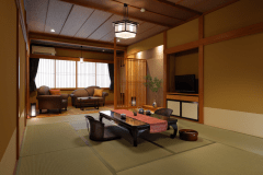 一間客室１２畳【桔梗】　禁煙