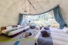 【7-meter Dome Tent】4 beds・38㎡ <Glamping> - Natural onsen – 【7-meter Dome Tent】4 beds・38㎡ <Glamping> - Natural onsen –