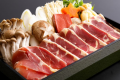 昼食の鍋　キジ