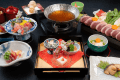 <キジ小鍋付き会席>　山水館名物"キジ鍋"と会席料理を一つに結んだお薦めプラン