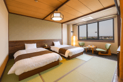 【スタンダード和ツイン】2022年6月改装！上層階から十勝平野を独り占め！