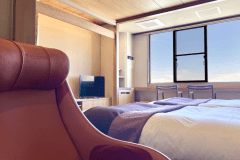 【エグゼクティブ和ツイン：禁煙】24時間いつでも使えるマッサージチェア