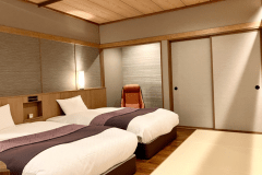 2023年12月改装！【エグゼクティブ和ツイン：禁煙】バス・トイレ付