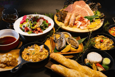 【1泊2食・贅沢BBQ】4名様まで同一料金｜黒毛和牛＆活きアワビを味わう美食BBQ・キッズメニュー無料