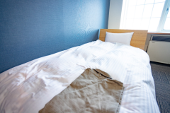 【禁煙】洋室シングルルーム（室内シャワー・トイレ完備）