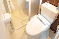 ・【コテージ】温水洗浄便座付トイレを完備。快適にご利用いただけます
