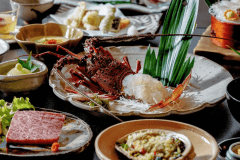 【極会席】<伊勢海老×佐賀牛×鮑>豪華食材が織りなす至福の美食。 【極会席】<伊勢海老×佐賀牛×鮑>豪華食材が織りなす至福の美食。