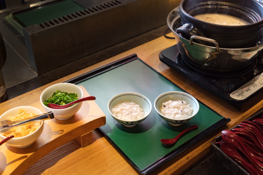 朝食 お粥 朝食 お粥