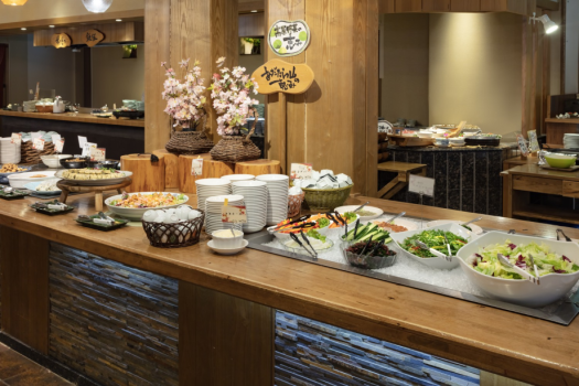 【オンラインカード決済限定】ビュッフェゆいの一楽　夕食17：30