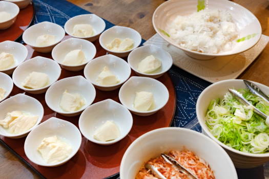 朝食　豆腐
