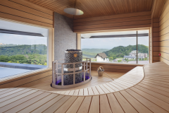 空サウナからはほんとうの空を眺めながらのサウナ