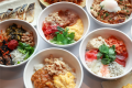 朝食は本館レストラン「かたくり」で朝どん～オリジナルどんぶりを楽しもう～