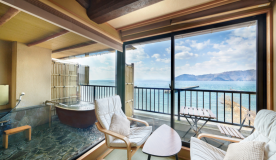 温泉半露天風呂_和室307の例