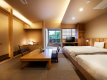 [At 1st floor]Japanese-Western Room / with Semi-Open-Air Hot Spring Bath