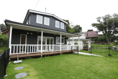 【E-11】★プライベートドッグラン付★露天風呂＆ウッドデッキ付き貸別荘（7名定員）（ブラック）