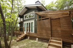 【薪ストーブ・天然温泉・グループ向け】～森～【6名定員 2LDK ドッグラン約80㎡】