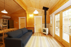 【薪ストーブ・天然温泉】～湖～【4名定員 2LDK ドッグラン約77㎡】