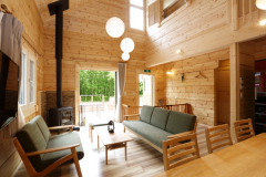 【薪ストーブ・天然温泉・グループ向け】～木立～【6名定員 2LDK ドッグラン約114~153㎡】