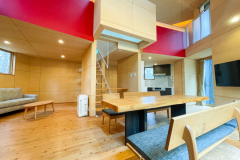 KQ　貸別荘Qタイプ【6名定員 LDK+ロフト ドッグラン約70㎡】