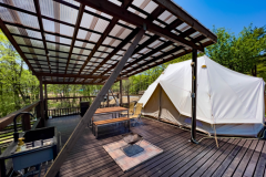 【スノーピークギアをご用意】ドッグフリーグランピング【4名定員、広さ24㎡、ドッグラン約270㎡】