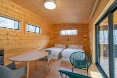 【プロジェクター＆薪ストーブ】グランピングガーデンテラス【4名定員ドッグラン約48㎡】