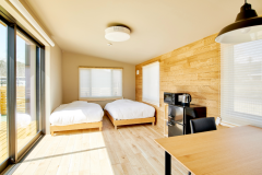 【サウナ＆プロジェクター・ウッドチップラン】サウナグランピングキャビン【4名定員ドッグラン約90㎡】