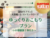【サプライズセール】【訳ありプラン】大浴場・レストランクローズ【◆お部屋食2食付き◆】ゆっくりおこもりプラン