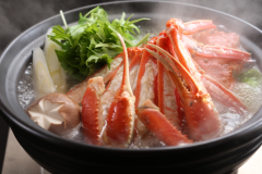 津居山ガニかにすき鍋コース（1人前：活ガニ2杯使用）（11月6日〜3月31日）