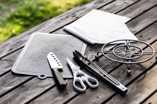 手ぶらでOK！調理器具を無料でお貸しします。