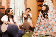 【コテージ・ファミリー】動物型したインテリアにキッズテント！旅時間が楽しくなる仕掛けがいっぱい♪