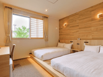 和洋室ツイン（Sertaセミダブルベッド仕様）【禁煙】