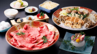【グルメ】厳選肉を使用！日本三大和牛「近江牛」すき焼きプラン◆天然水プレゼント◆